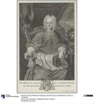 Porträt des Wolfgang Hannibal Graf von Schrattenbach