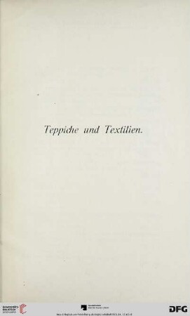 Teppiche und Textilien (Nr. 549-600)