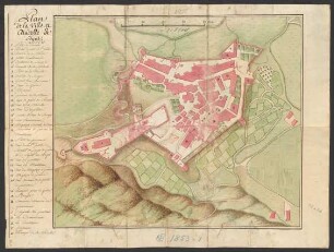 Plan de le Ville et Citadelle de Seyne