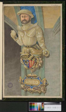 Neues Lusthaus, Konsolfigur