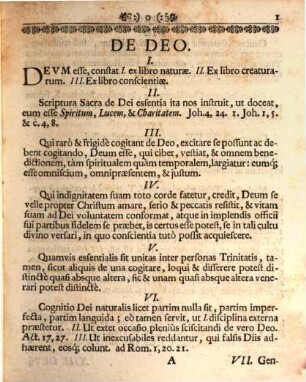 De Deo, creatione, providentia et angelis