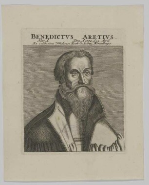 Bildnis des Benedictvs Aretivs