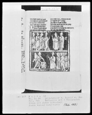 Rudolf von Ems, Weltchronik — ---, Folio 163rectoMiniatur
