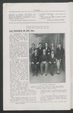 Deportes : Liga Paraguaya de Foot-Ball