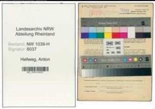 Entnazifizierung Anton Hellweg , geb. 10.02.1911 (Polizist)