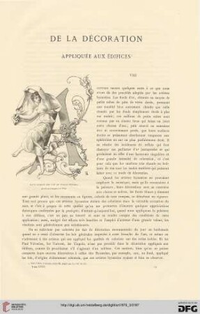 5: De la décoration appliquée aux édifices, [5]