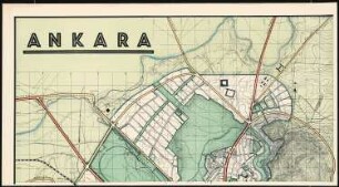 Gesamtbebauungsplan Ankara: Grundplan 1:4000