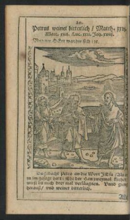 20. Petrus weinet bitterlich/ ...
