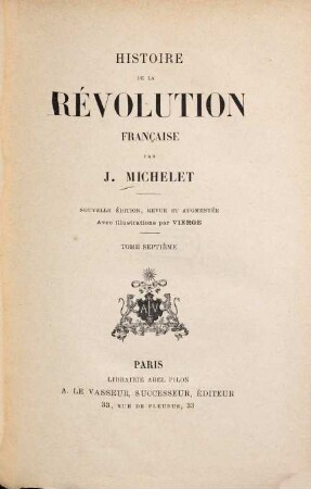 Histoire de la Révolution française. 7