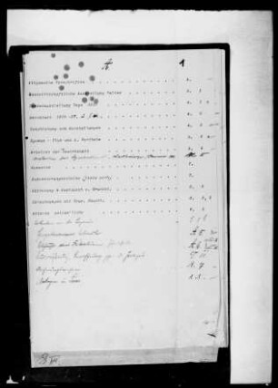 Registraturplan des Bezirksamtes Lome (Stadt)