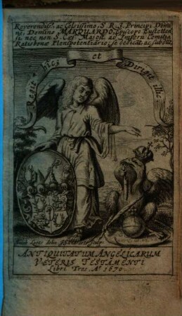 Antiquitatum Angelicarum Veteris Testamenti Libri Tres, 1.