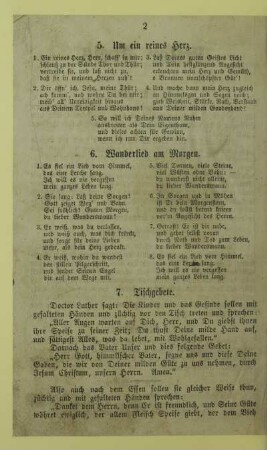 7. Tischgebete