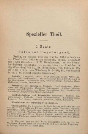 Spezieller Theil.