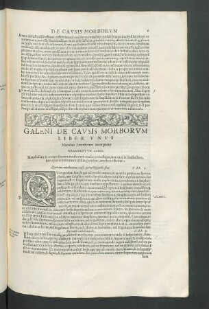 Galeni de causis morborum