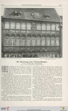 23: Die Bemalung alter Fachwerkbauten