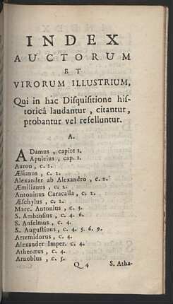 Index Auctorum