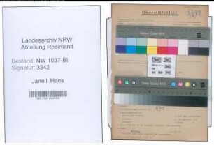 Entnazifizierung Hans Janell , geb. 05.04.1911 (Amtsgerichtsrat)