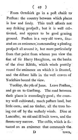 Preston - Garslang - Lancaster