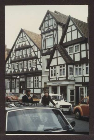 Blick in die Krumme Straße. Detmold