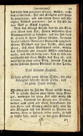 Das siebente Kapitel.