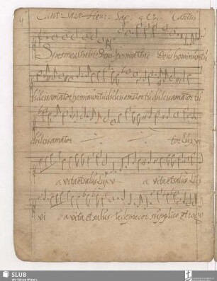 Schütz, Heinrich: Spes mea Christe Deus