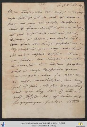 Brief (NL 7/IV B 63).