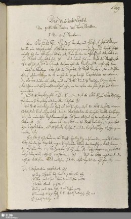 14. Capitel. Von geistlichen Sachen und deren Rechten.