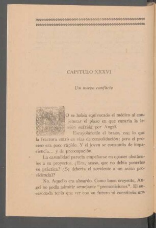 Capítulo XXXVI - Un nuevo conflicto