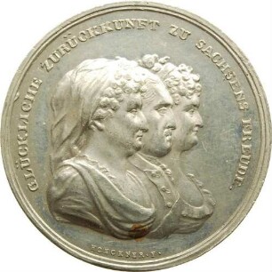 König Friedrich August I. - Rückkehr der königlichen Familie