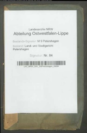 (Acta jurisdictionis voluntariae). Verhandlungen der freiwilligen Gerichtsbarkeit