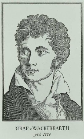 Bildnis des Historikers und Reisenden August Joseph Ludwig Graf von Wackerbarth