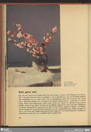 Zart, ganz zart