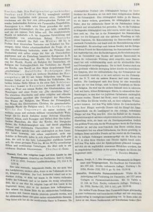 118-119 [Rezension] Braun, Joseph, Die liturgischen Paramente in Gegenwart und Vergangenheit