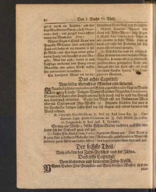 Der sechste Theil, Von Affecten des Zahn-Fleisches und der Zähne
