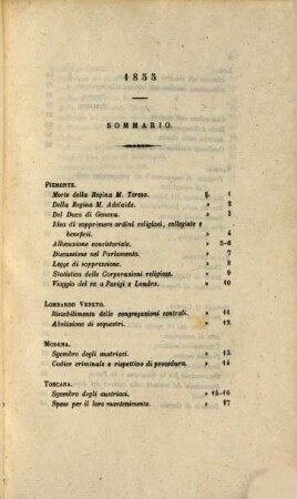 Annali d'Italia dal 1750, 13. Dal 1855 al 1858