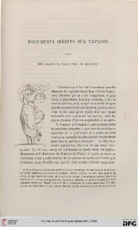 14: Documents inédits sur Raphael tirés des archives palatines de Modène, [1]