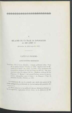 Capítulo [I.] Antecedentes históricos