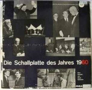 Platte zu den Ereignissen von 1960, Plattenhülle