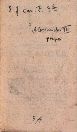 Innovatio constitutionum, et decretorum, in favorem sententiae asserentis, animam B. Mariae Virginis, ... à peccato originali praeservatam fuisse editorum