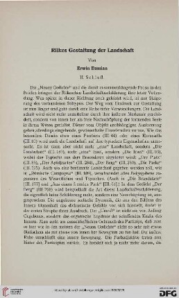 32: Rilkes Gestaltung der Landschaft, [2]