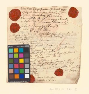 Sophie Christine Dorothee v. Bredow, geb. v. Podewils erbt eine Obligation über 2300 Gulden. Carl Ernst George v. Podewils, Friedrich Werner v. Podewils, Sophie Christine Dorothee v. Hordt, geb. v. Podewils und Johann Ludwig v. Hordt erben eine Obligation über 10000 Taler von v. d. Schulenburg