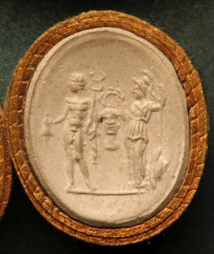 Mercurius (Hermes) und Minerva (Athena) (Daktyliothek, Supplement)