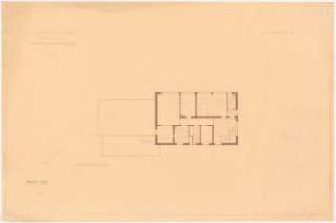 Gymnastikschule am See Monatskonkurrenz Dezember 1932: Grundriss Obergeschoss 1:100