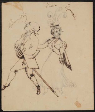 Fragment von Christian Brentanos Theaterstück "Schelmuffsky"