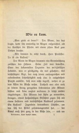 Quer durch's Leben : Bilder und Geschichten, 1