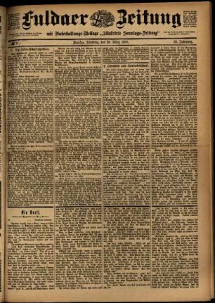 Ausgabe vom Dienstag, den 28. März 1899.