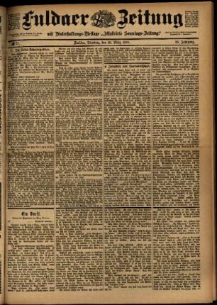 Ausgabe vom Dienstag, den 28. März 1899.