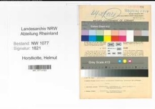 Entnazifizierung Helmut Horstkotte , geb. 05.05.1921 (Polizist)
