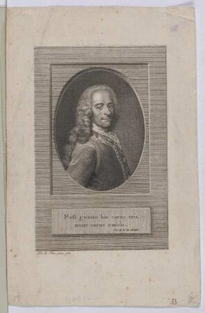 Bildnis des Voltaire