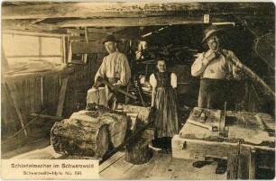 Schindelmacher im Schwarzwald